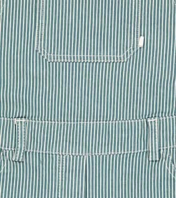 Salopette di jeans Saga a righe | Bonpoint