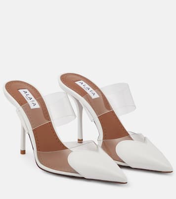 Mules Cœur in poliuretano e vernice | Alaïa