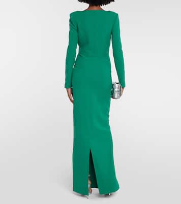 Zhad crêpe gown | Safiyaa