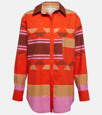 Camicia in cotone con ruches | Johanna Ortiz