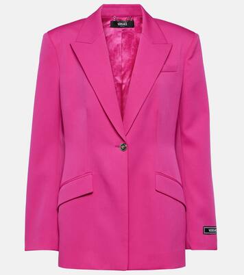 Tailored virgin wool blazer | Versace