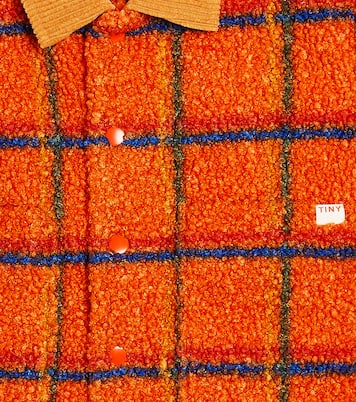 Checked fleece jacket | Tinycottons