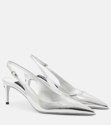Escarpins en cuir métallisé | Dolce&Gabbana