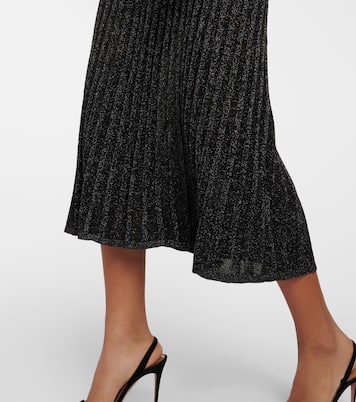 Gonna midi in maglia di Lurex® a coste | Joseph