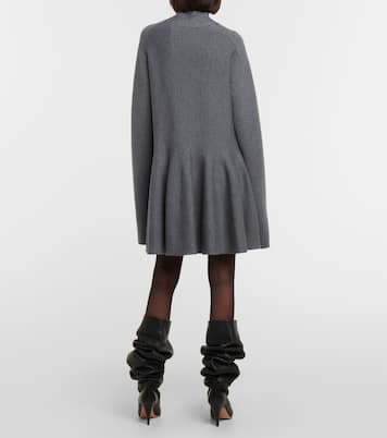 Clarice turtleneck wool-blend minidress | Khaite