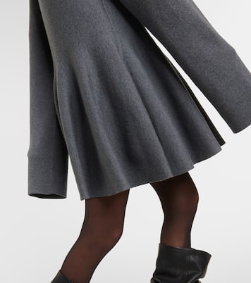 Clarice turtleneck wool-blend minidress | Khaite