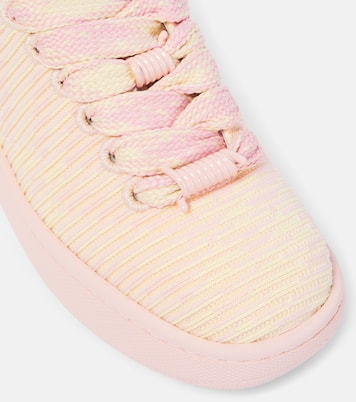New Trainer checked canvas sneakers | Burberry
