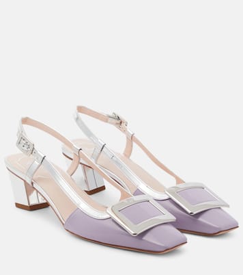 Belle Vivier leather slingback pumps | Roger Vivier