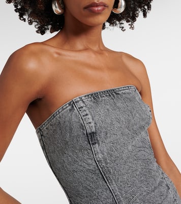 Verziertes Jeanskleid | Rotate