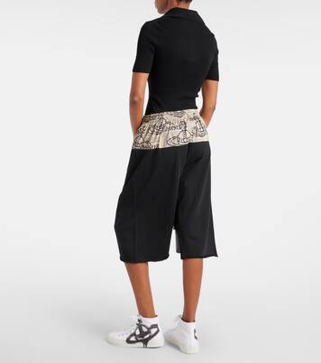 Shorts Kung Fu in cotone con stampa | Vivienne Westwood