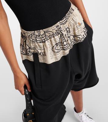 Shorts Kung Fu in cotone con stampa | Vivienne Westwood