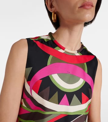 Miniabito Vivara in twill di seta | Pucci
