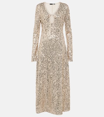 Maxikleid mit Pailletten | Rotate