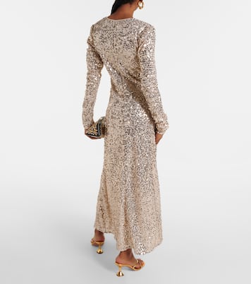 Maxikleid mit Pailletten | Rotate