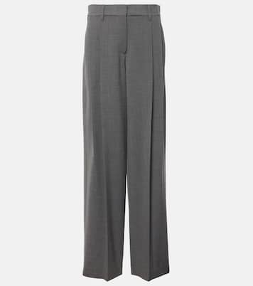 Wool wide-leg pants | Brunello Cucinelli