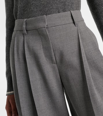 Wool wide-leg pants | Brunello Cucinelli