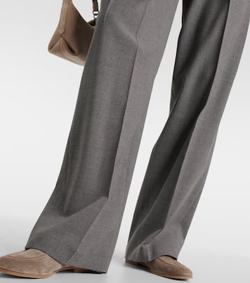 Wool wide-leg pants | Brunello Cucinelli