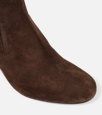 Turelastic 85 suede ankle boots | Christian Louboutin