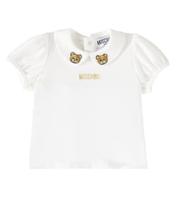 Baby cotton-blend T-shirt | Moschino Kids