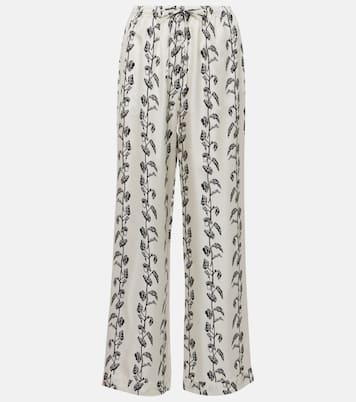 Palazzo-Hose Aurelia aus Seiden-Twill | Asceno