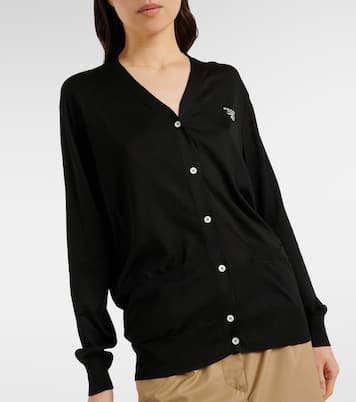 Cardigan en soie | Prada