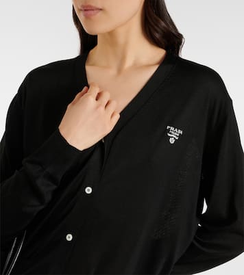 Cardigan en soie | Prada