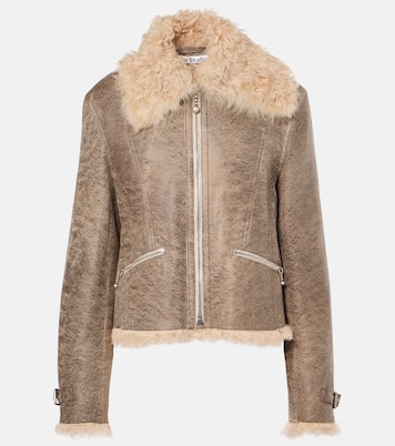 Lederjacke mit Shearling | Acne Studios