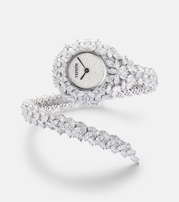 Montre Y-Momento en or blanc 18 ct et diamants | Yeprem