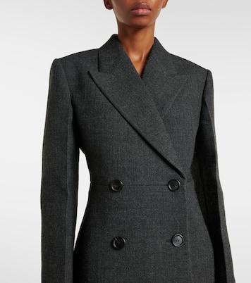 Double-breasted wool blazer | Prada