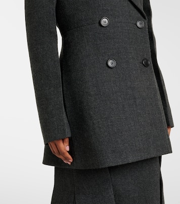 Double-breasted wool blazer | Prada