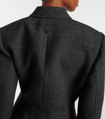 Double-breasted wool blazer | Prada