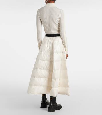 Falda midi acolchada | Moncler