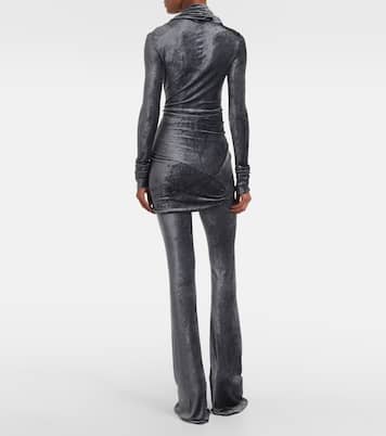 Top Magnetic de terciopelo cruzado | Rick Owens