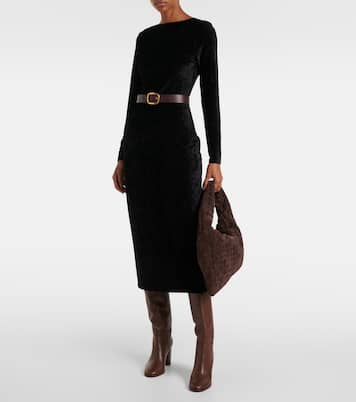 Vestido midi de terciopelo | Polo Ralph Lauren