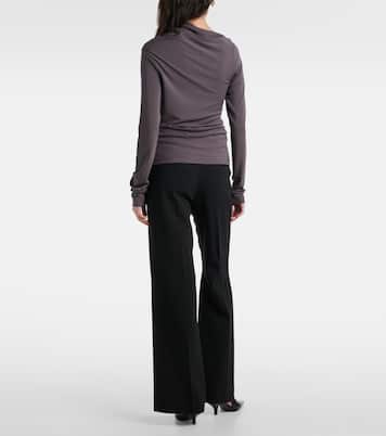 Top in jersey con ruches | Toteme