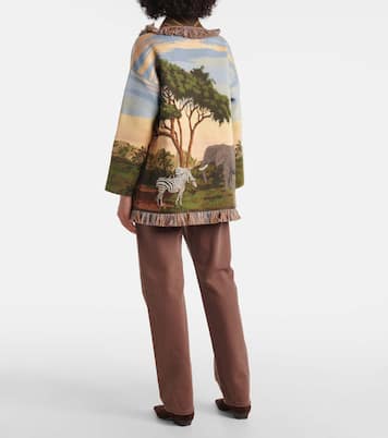 Savannah Sunrise wool-blend cardigan | Alanui
