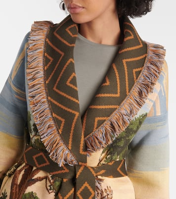 Savannah Sunrise wool-blend cardigan | Alanui