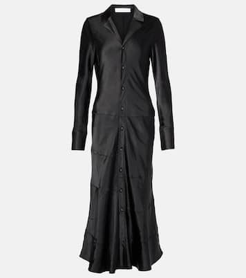 Robe midi White Label Amelie en satin | Proenza Schouler