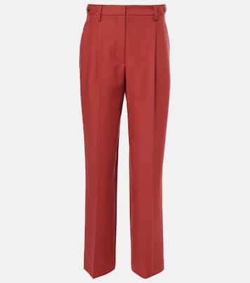 Pantaloni regular in twill di lana vergine | Brunello Cucinelli