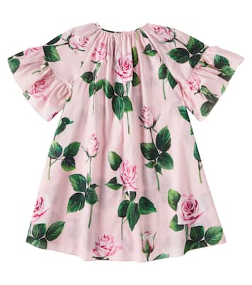 Kleid aus Baumwollpopeline | Dolce&Gabbana Kids