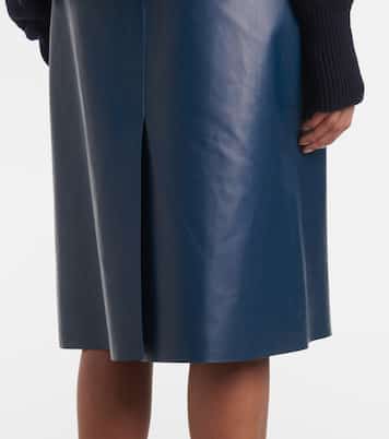 Jupe crayon en cuir | Ferragamo