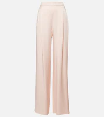 Pantaloni a gamba larga Ieti in raso | Max Mara