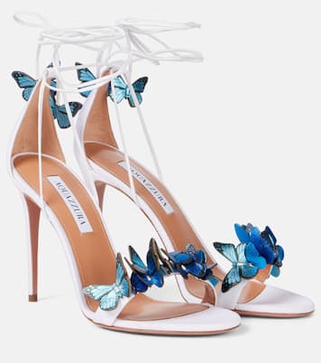 Sandales Papillon 105 en cuir | Aquazzura