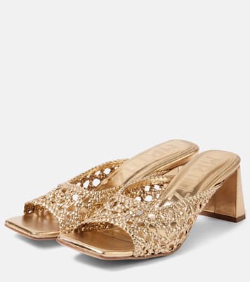 Mules Ernestina in pelle metallizzata | Souliers Martinez