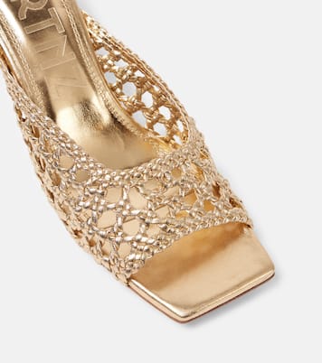 Mules Ernestina in pelle metallizzata | Souliers Martinez