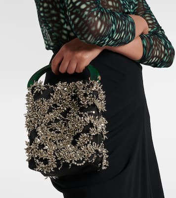 Sac en satin à ornements | Dries Van Noten