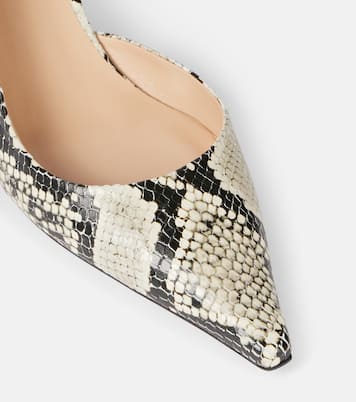 Padlock 55 snake-effect slingback sandals | Tom Ford