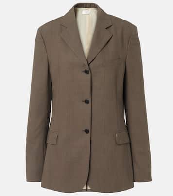 Blazer Kimiko in seta e lana | The Row