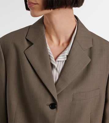 Blazer Kimiko in seta e lana | The Row