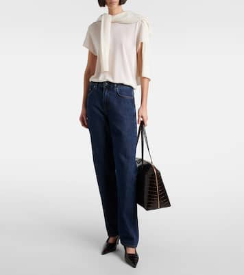 T-shirt in maglia di seta | Toteme